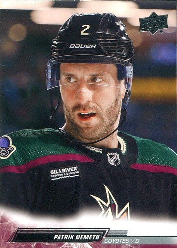 #511 Patrik Nemeth - Arizona Coyotes - 2022-23 Upper Deck Hockey