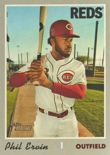 #511 Phil Ervin - Cincinnati Reds - 2019 Topps Heritage Baseball