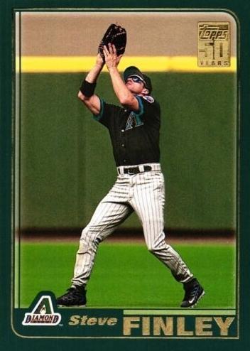 #511 Steve Finley - Arizona Diamondbacks - 2001 Topps Baseball