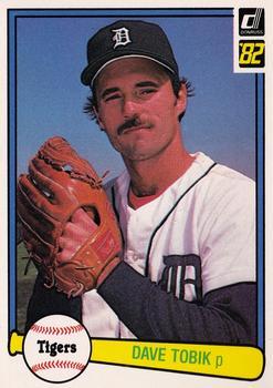 #511 Dave Tobik - Detroit Tigers - 1982 Donruss Baseball