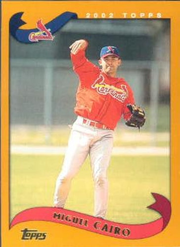 #511 Miguel Cairo - St. Louis Cardinals - 2002 Topps Baseball