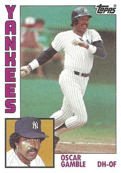 #512 Oscar Gamble - New York Yankees - 1984 Topps Baseball