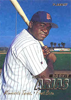 #512 David Arias - Minnesota Twins - 1997 Fleer Baseball