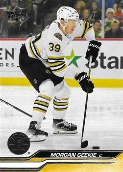 #512 Morgan Geekie - Boston Bruins - 2023-24 Upper Deck Hockey