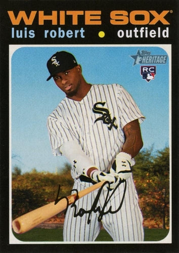 #512 Luis Robert - Chicago White Sox - 2020 Topps Heritage Baseball
