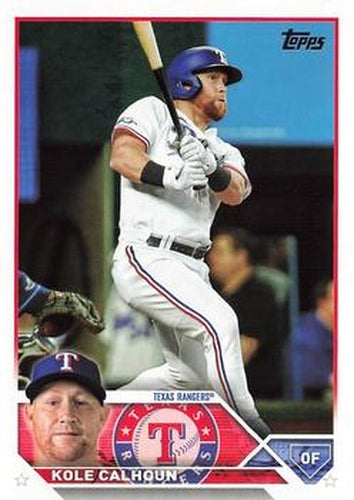 #512 Kole Calhoun - Texas Rangers - 2023 Topps Baseball