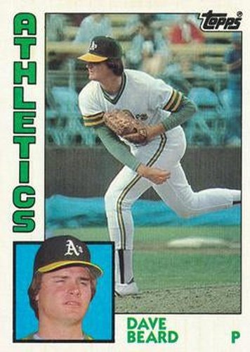 #513 Dave Beard - Oakland Athletics - 1984 Topps Baseball