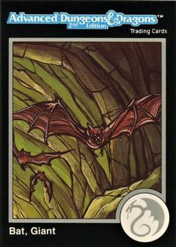 #513 Bat, Giant - 1991 TSR Advanced Dungeons & Dragons - Silver