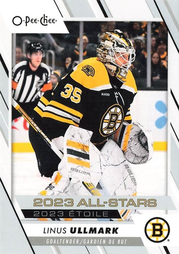 #513 Linus Ullmark - Boston Bruins - 2023-24 O-Pee-Chee Hockey