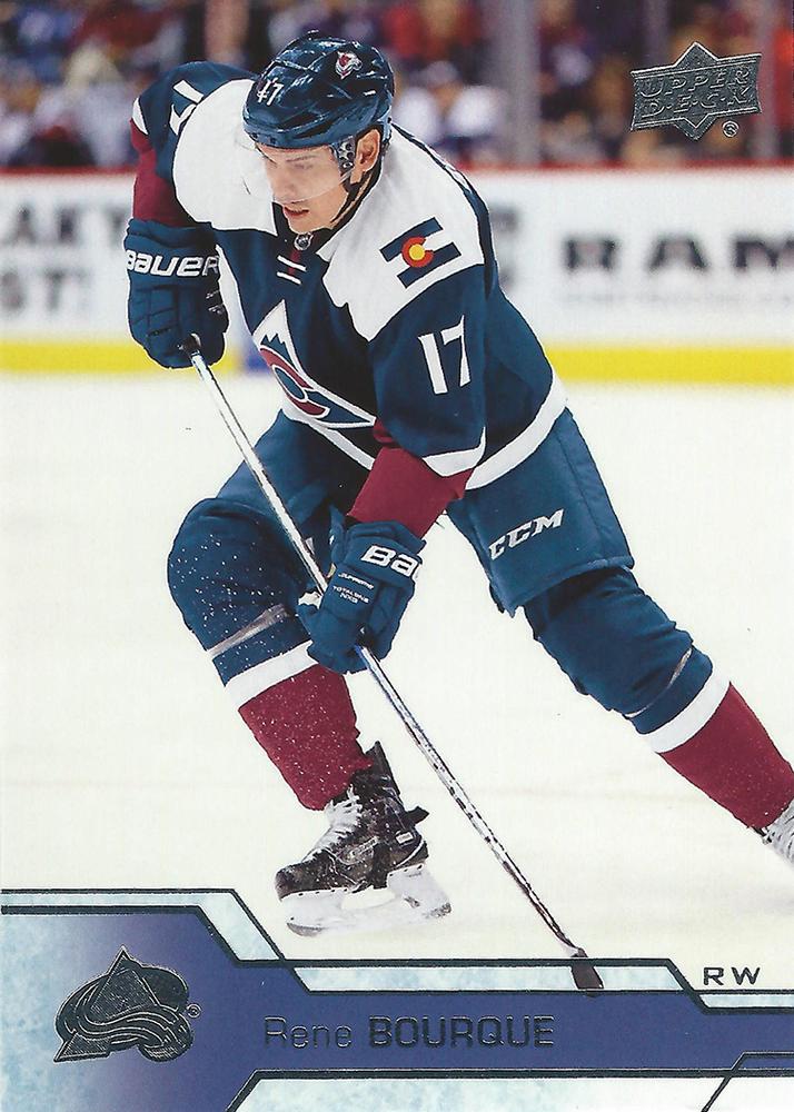 #513 Rene Bourque - Colorado Avalanche - 2016-17 Upper Deck Hockey
