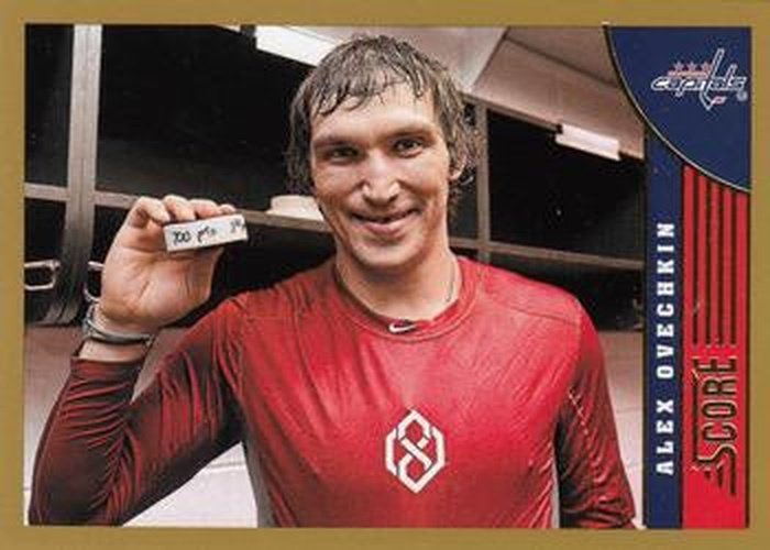#514 Alex Ovechkin - Washington Capitals - 2013-14 Score - Gold Hockey