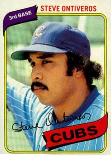 #514 Steve Ontiveros - Chicago Cubs - 1980 Topps Baseball