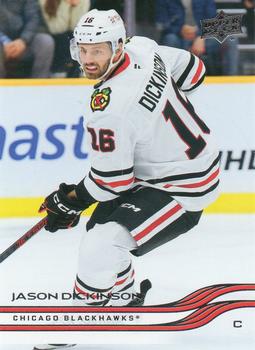 #33 Jason Dickinson - Chicago Blackhawks - 2025-26 Upper Deck Hockey