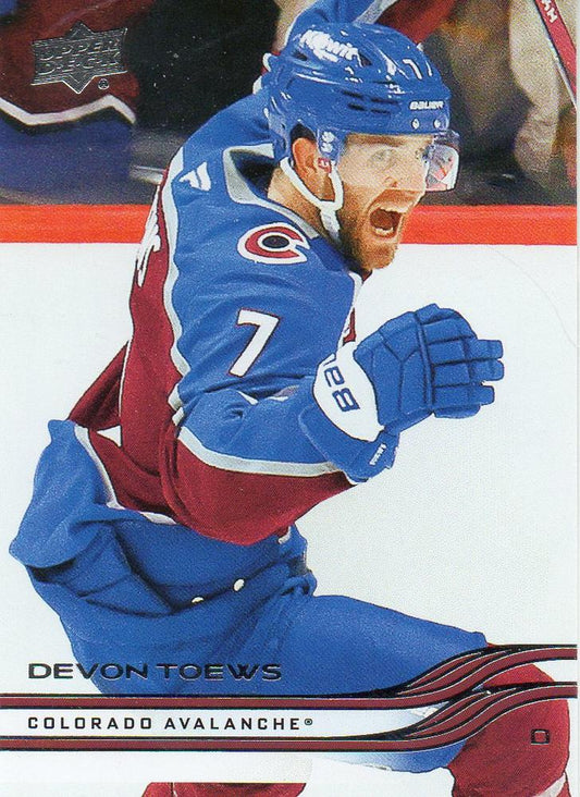 #38 Devon Toews - Colorado Avalanche - 2025-26 Upper Deck Hockey