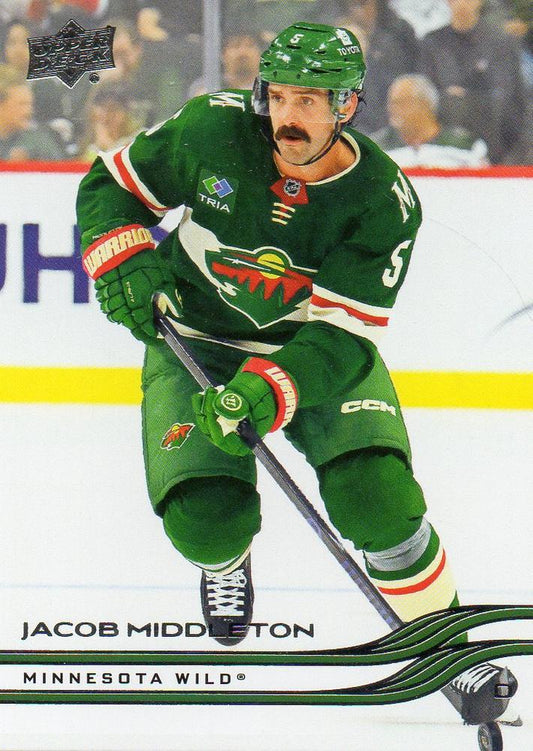 #82 Jacob Middleton - Minnesota Wild - 2025-26 Upper Deck Hockey