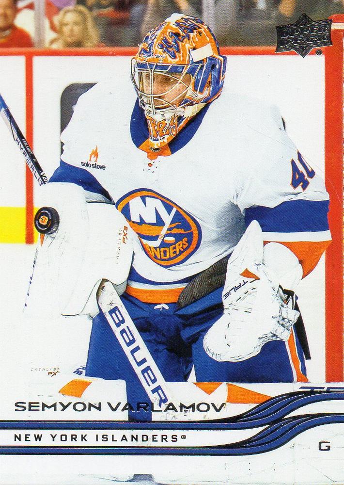 #108 Semyon Varlamov - New York Islanders - 2025-26 Upper Deck Hockey