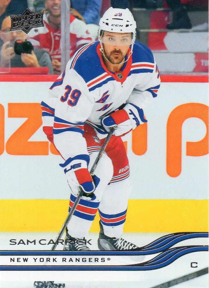 #113 Sam Carrick - New York Rangers - 2025-26 Upper Deck Hockey