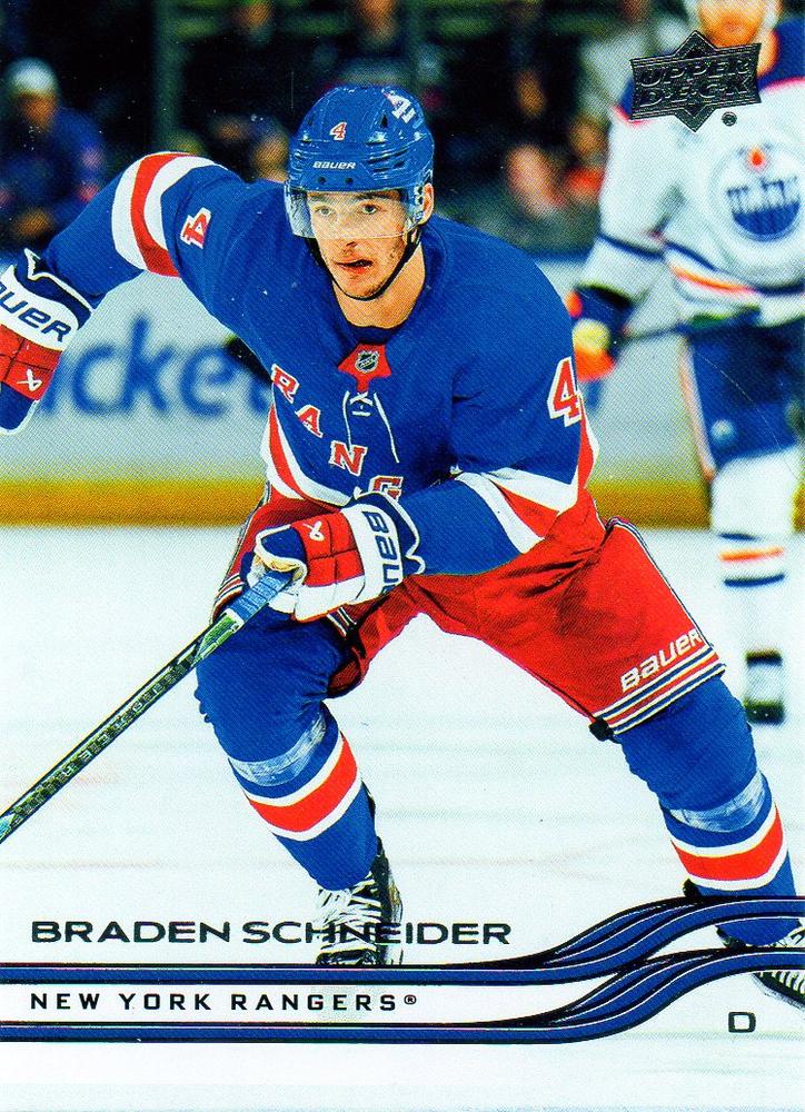 #116 Braden Schneider - New York Rangers - 2025-26 Upper Deck Hockey