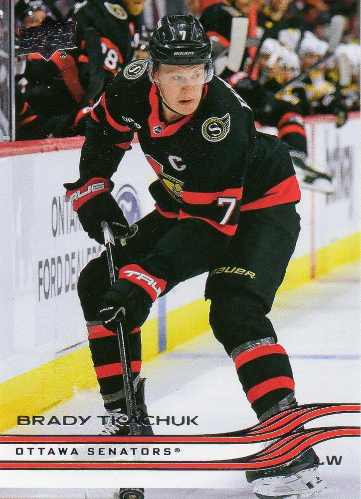 #121 Brady Tkachuk - Ottawa Senators - 2025-26 Upper Deck Hockey