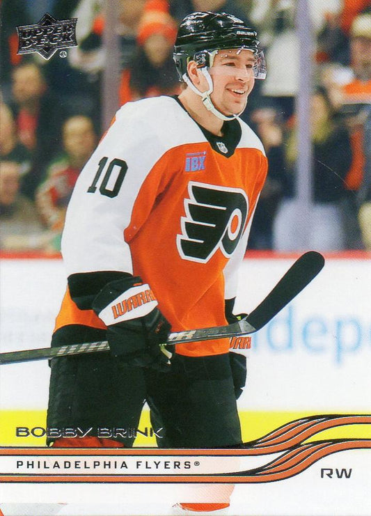 #129 Bobby Brink - Philadelphia Flyers - 2025-26 Upper Deck Hockey