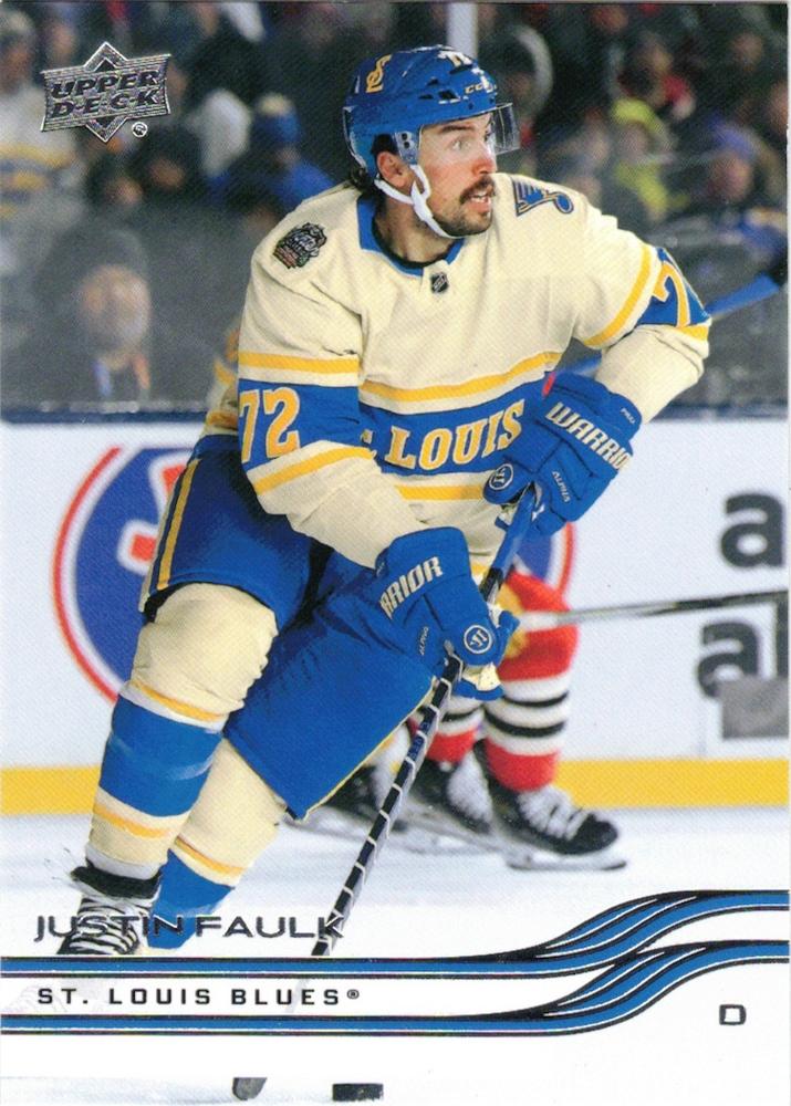 #149 Justin Faulk - St. Louis Blues - 2025-26 Upper Deck Hockey