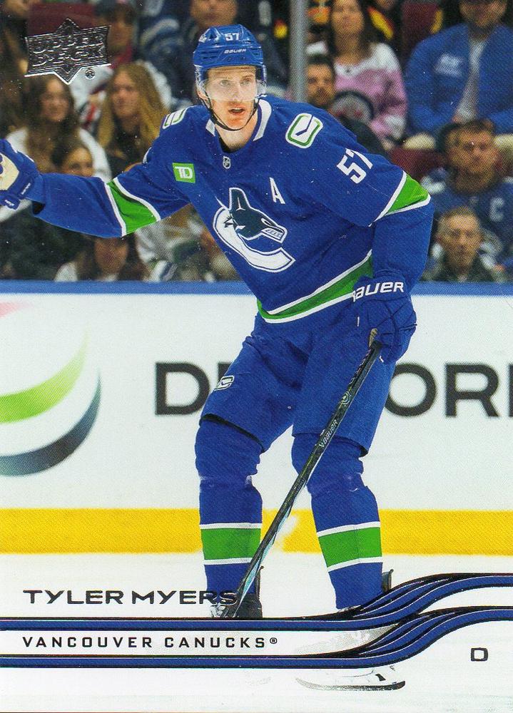 #180 Tyler Myers - Vancouver Canucks - 2025-26 Upper Deck Hockey