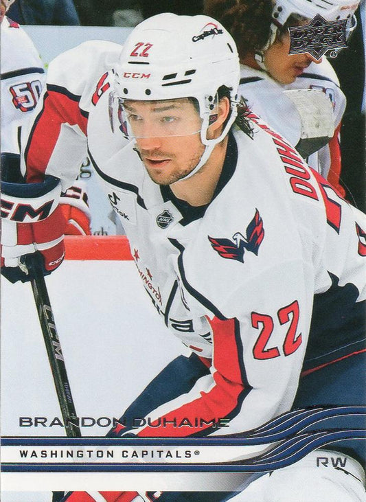 #187 Brandon Duhaime - Washington Capitals - 2025-26 Upper Deck Hockey