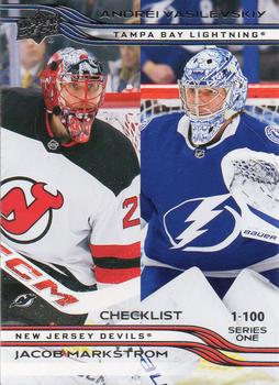 #199 Jacob Markstrom / Andrei Vasilevskiy - New Jersey Devils / Tampa Bay Lightning - 2025-26 Upper Deck Hockey