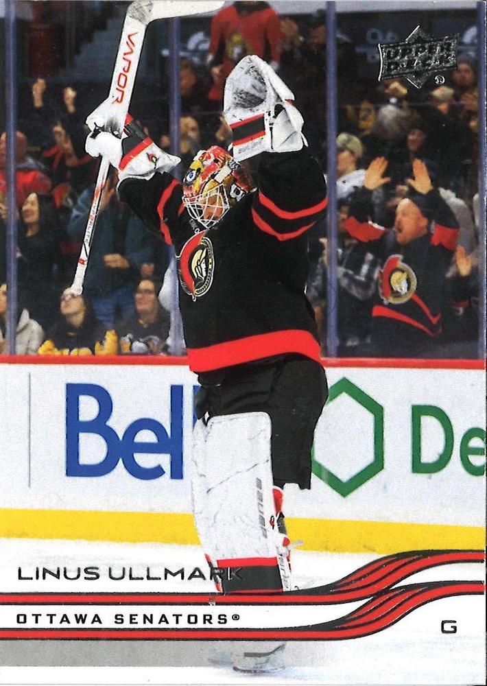 #118b Linus Ullmark - Ottawa Senators - 2025-26 Upper Deck Hockey