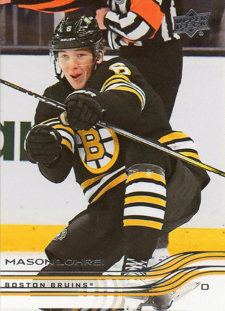 #259 Mason Lohrei - Boston Bruins - 2025-26 Upper Deck Hockey