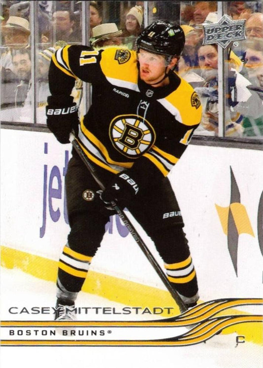 #261 Casey Mittelstadt - Boston Bruins - 2025-26 Upper Deck Hockey