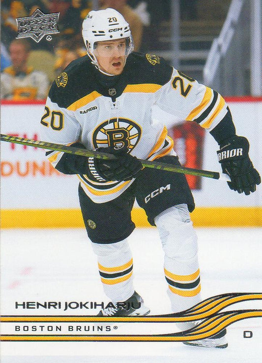 #262 Henri Jokiharju - Boston Bruins - 2025-26 Upper Deck Hockey