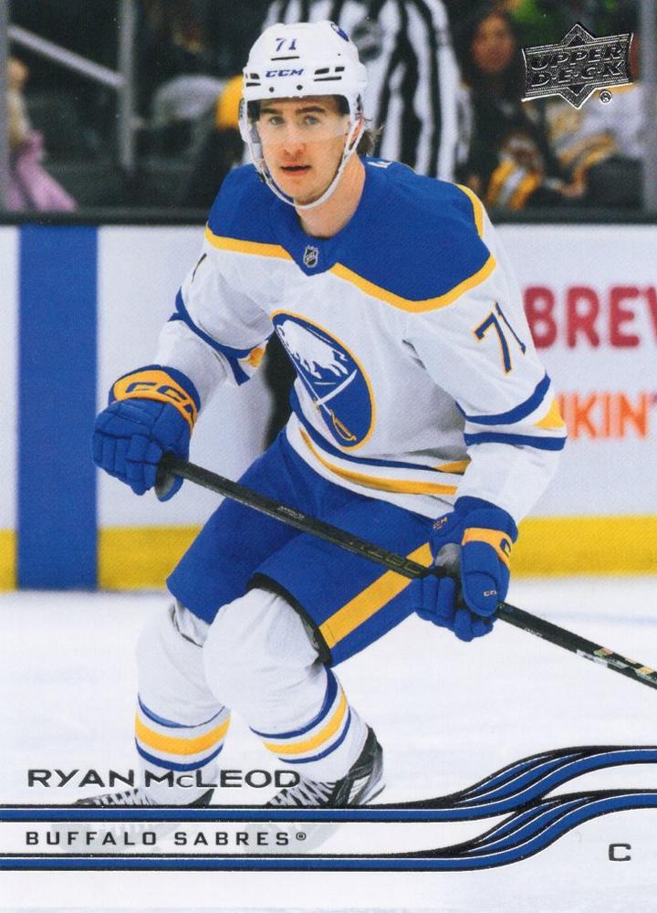 #268 Ryan McLeod - Buffalo Sabres - 2025-26 Upper Deck Hockey