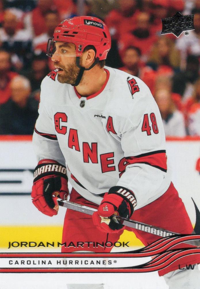 #282 Jordan Martinook - Carolina Hurricanes - 2025-26 Upper Deck Hockey