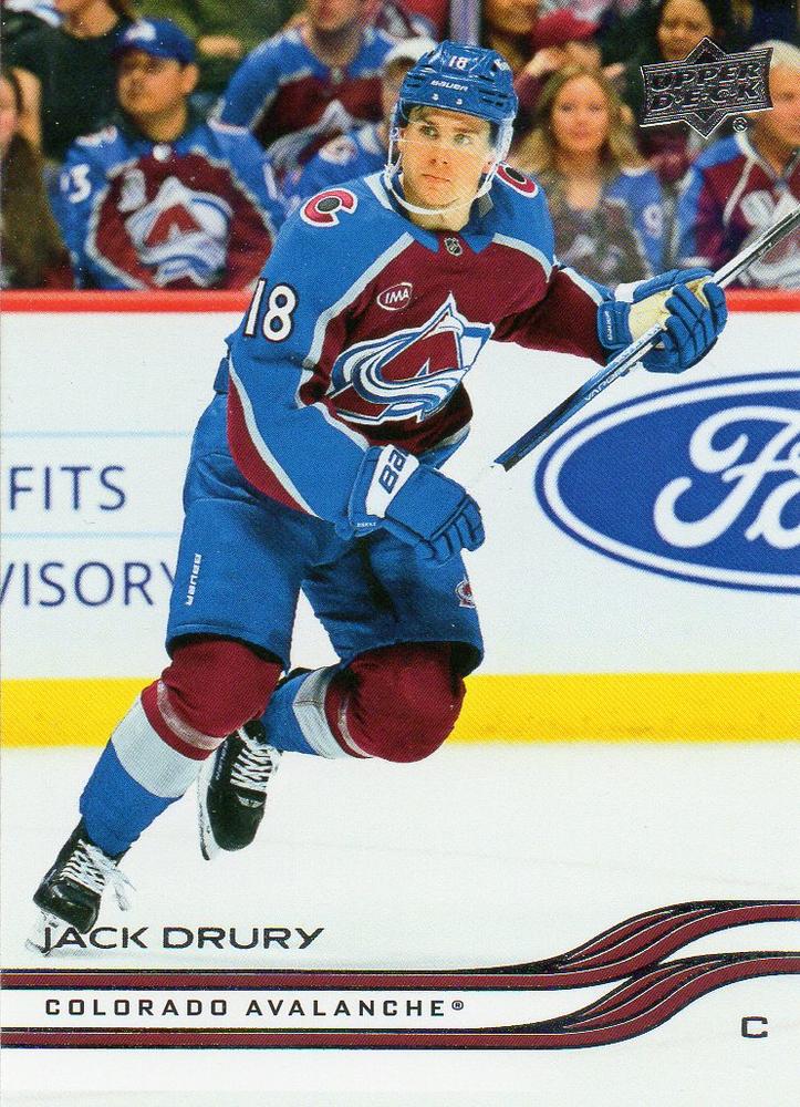 #293 Jack Drury - Colorado Avalanche - 2025-26 Upper Deck Hockey