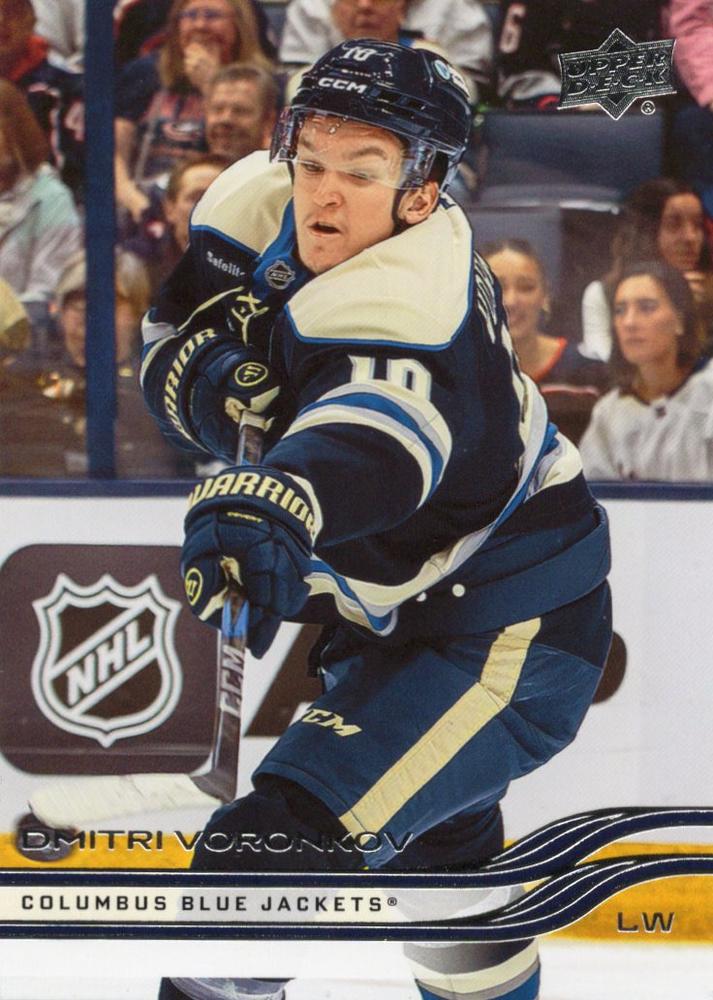 #295 Dmitri Voronkov - Columbus Blue Jackets - 2025-26 Upper Deck Hockey