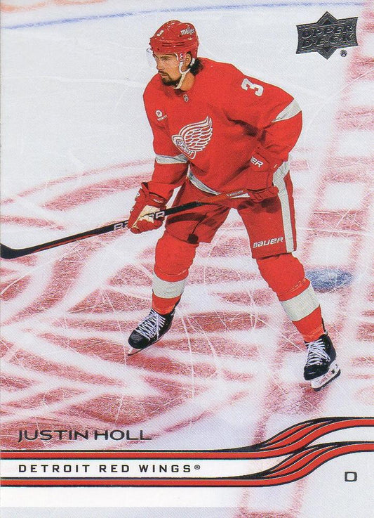 #310 Justin Holl - Detroit Red Wings - 2025-26 Upper Deck Hockey