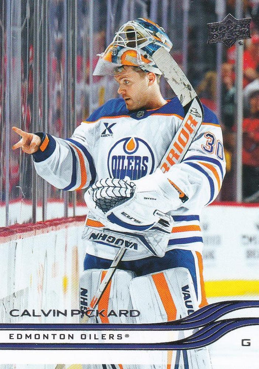 #317 Calvin Pickard - Edmonton Oilers - 2025-26 Upper Deck Hockey
