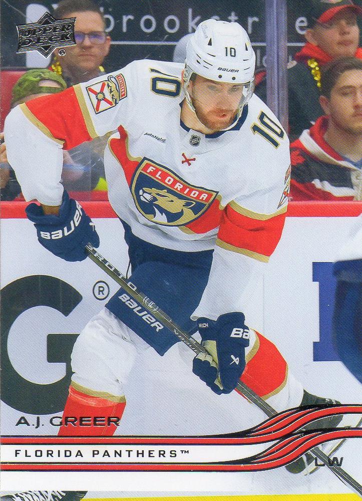 #322 A.J. Greer - Florida Panthers - 2025-26 Upper Deck Hockey