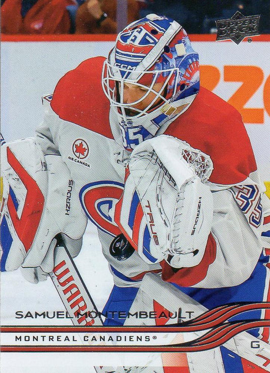 #338 Samuel Montembeault - Montreal Canadiens - 2025-26 Upper Deck Hockey
