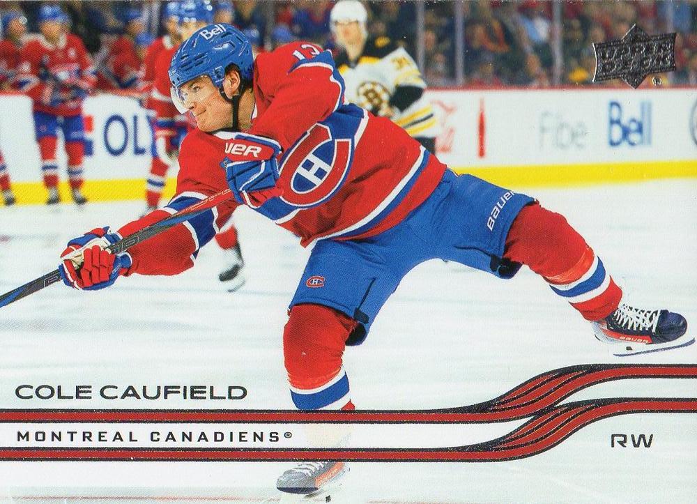 #339 Cole Caufield - Montreal Canadiens - 2025-26 Upper Deck Hockey