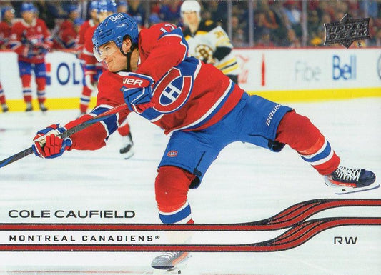 #339 Cole Caufield - Montreal Canadiens - 2025-26 Upper Deck Hockey