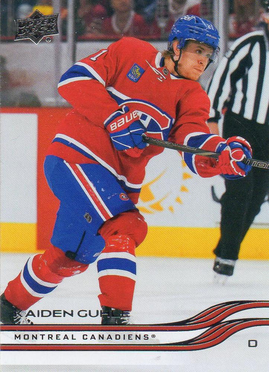 #342 Kaiden Guhle - Montreal Canadiens - 2025-26 Upper Deck Hockey