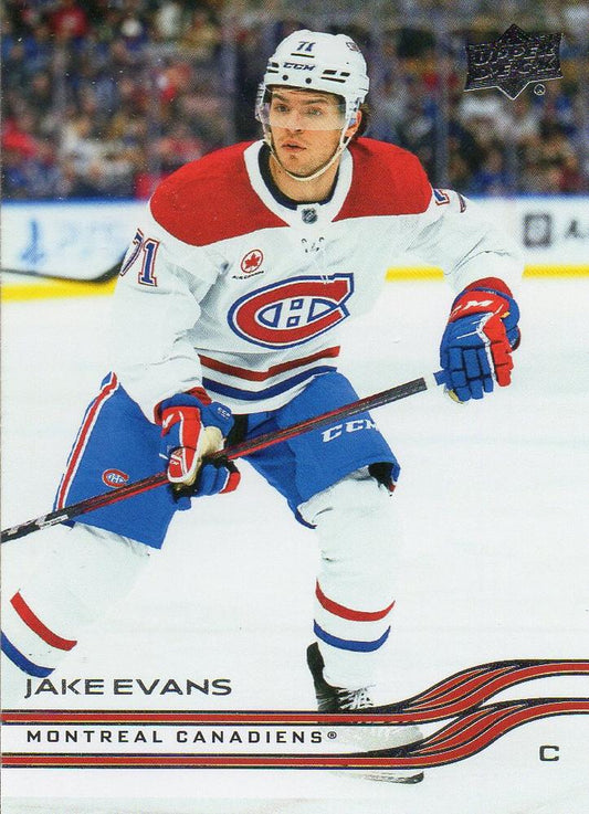 #343 Jake Evans - Montreal Canadiens - 2025-26 Upper Deck Hockey