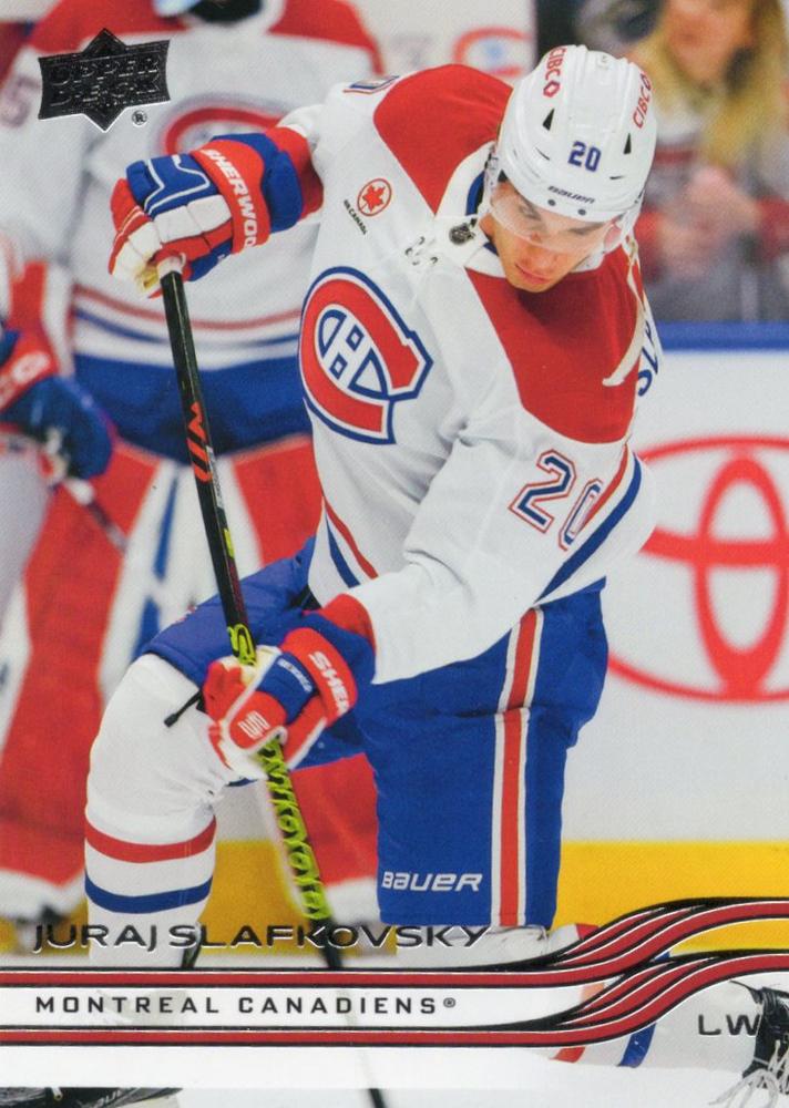 #344 Juraj Slafkovsky - Montreal Canadiens - 2025-26 Upper Deck Hockey