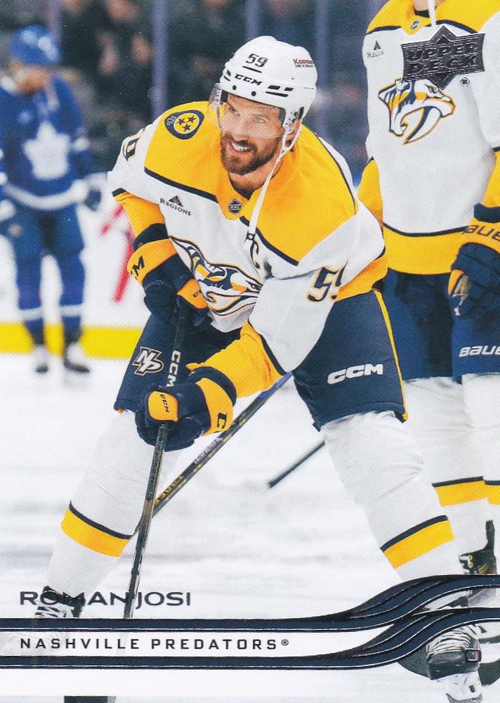 #346 Roman Josi - Nashville Predators - 2025-26 Upper Deck Hockey