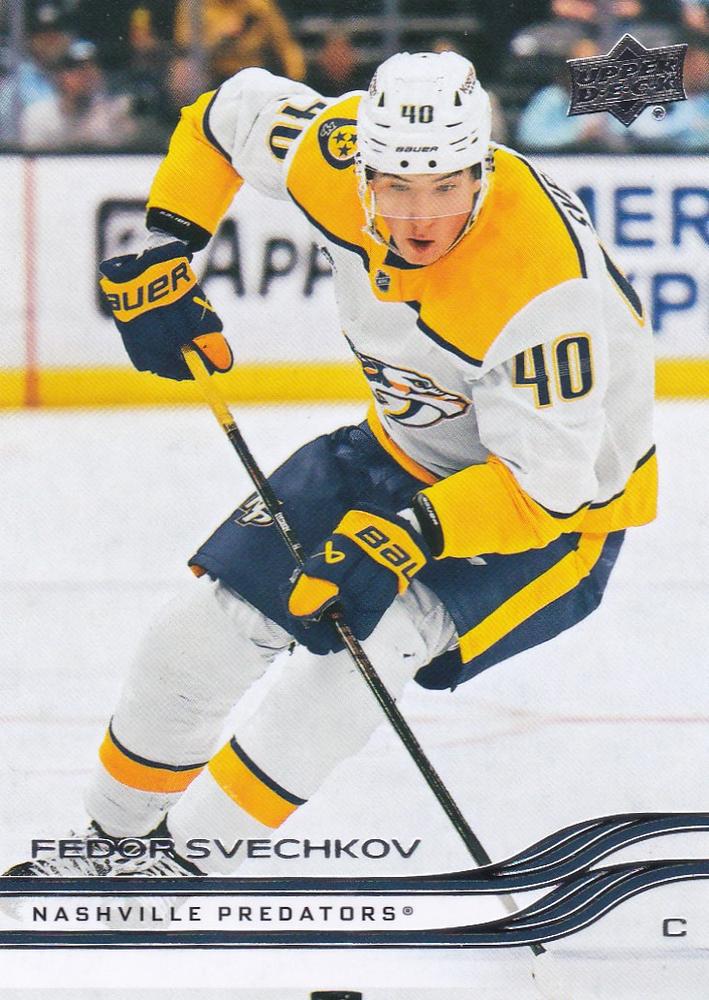 #350 Fedor Svechkov - Nashville Predators - 2025-26 Upper Deck Hockey