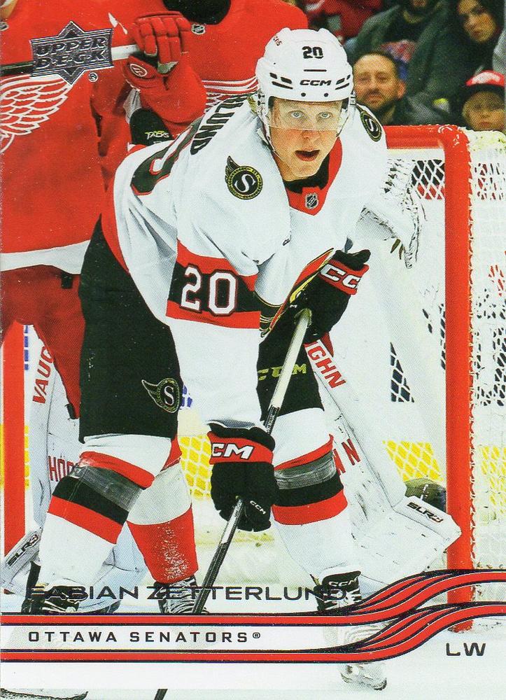 #371 Fabian Zetterlund - Ottawa Senators - 2025-26 Upper Deck Hockey