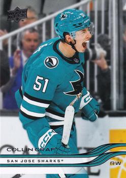 #391 Collin Graf - San Jose Sharks - 2025-26 Upper Deck Hockey