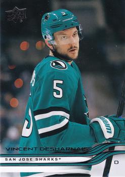 #392 Vincent Desharnais - San Jose Sharks - 2025-26 Upper Deck Hockey